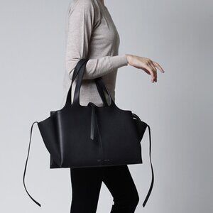 Celine Trifold Medium Black Bag